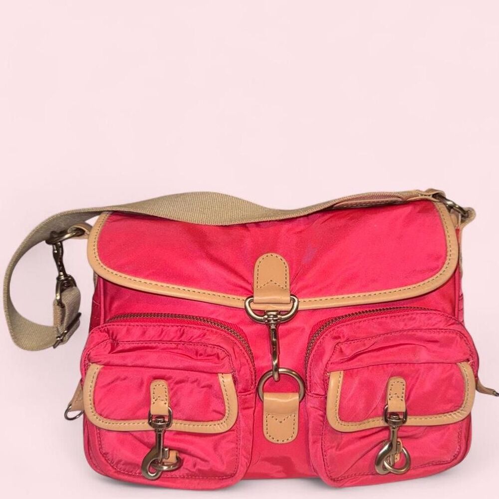 J Crew Pink Nylon Satchel